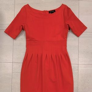 Pink Tartan orange/red dress